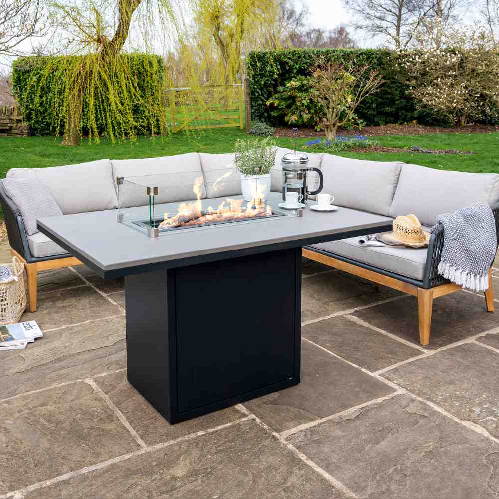 Pacific Lifestyle Cosiloft 120 Relaxed Gas Fire Pit Table - Image 4