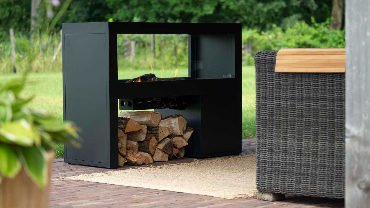 Pacific Lifestyle Cosivista 120 Double Sided Outdoor Gas Fireplace - Image 3