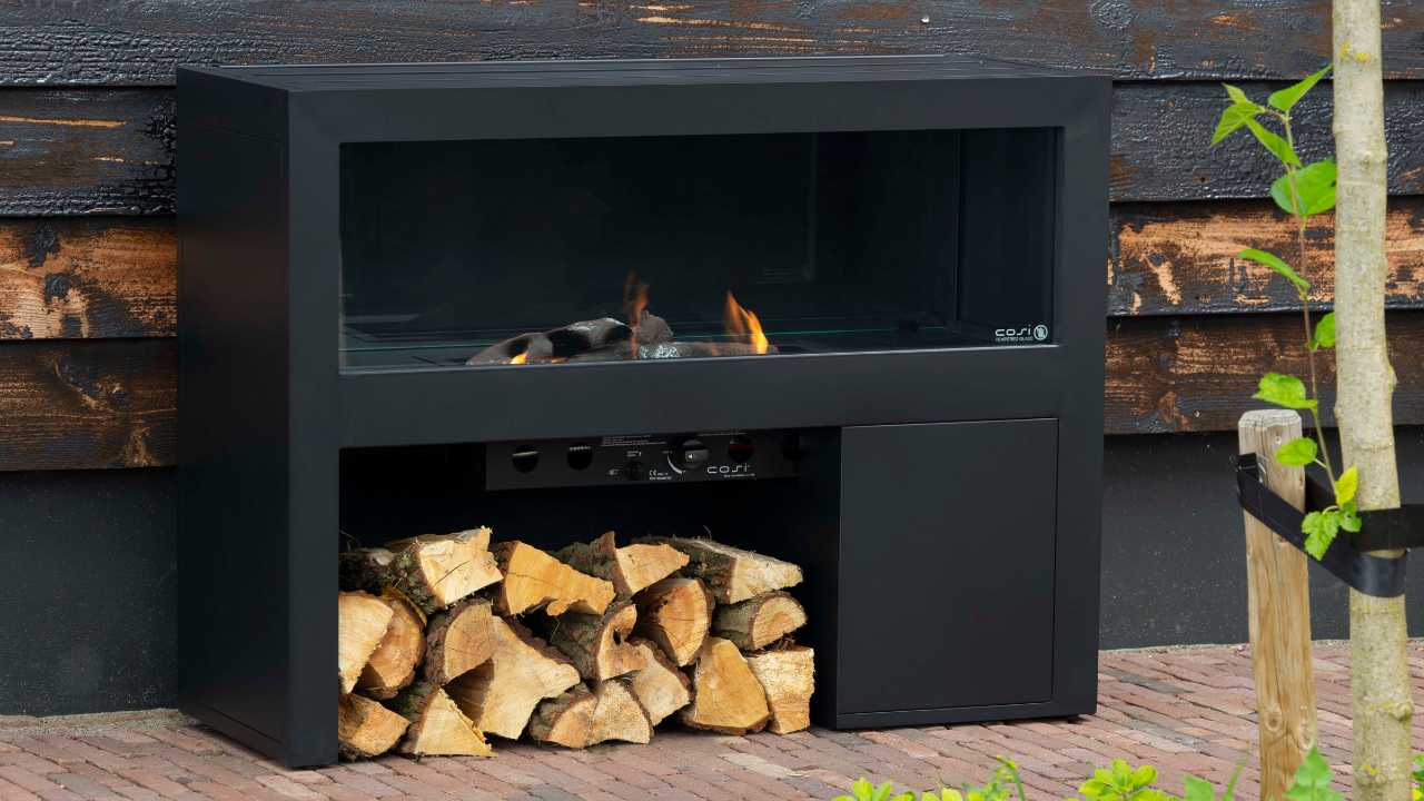 Pacific Lifestyle Cosivista 120 Double Sided Outdoor Gas Fireplace - Image 5