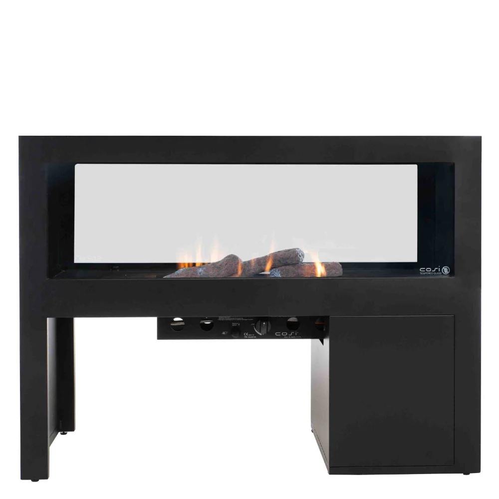 Pacific Lifestyle Cosivista 120 Double Sided Outdoor Gas Fireplace - Image 8