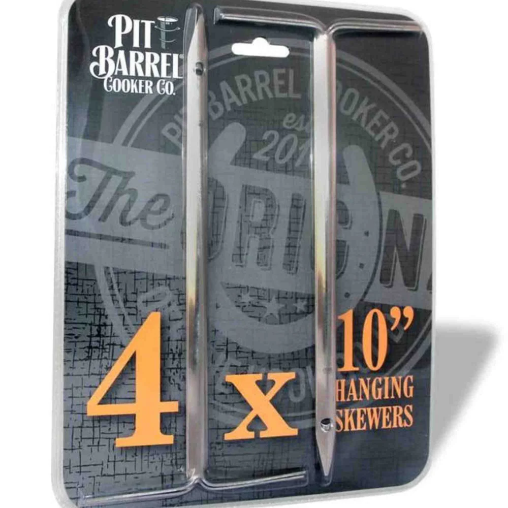 Pit Barrel 10" Hanging Skewers 4 Pack - Image 6
