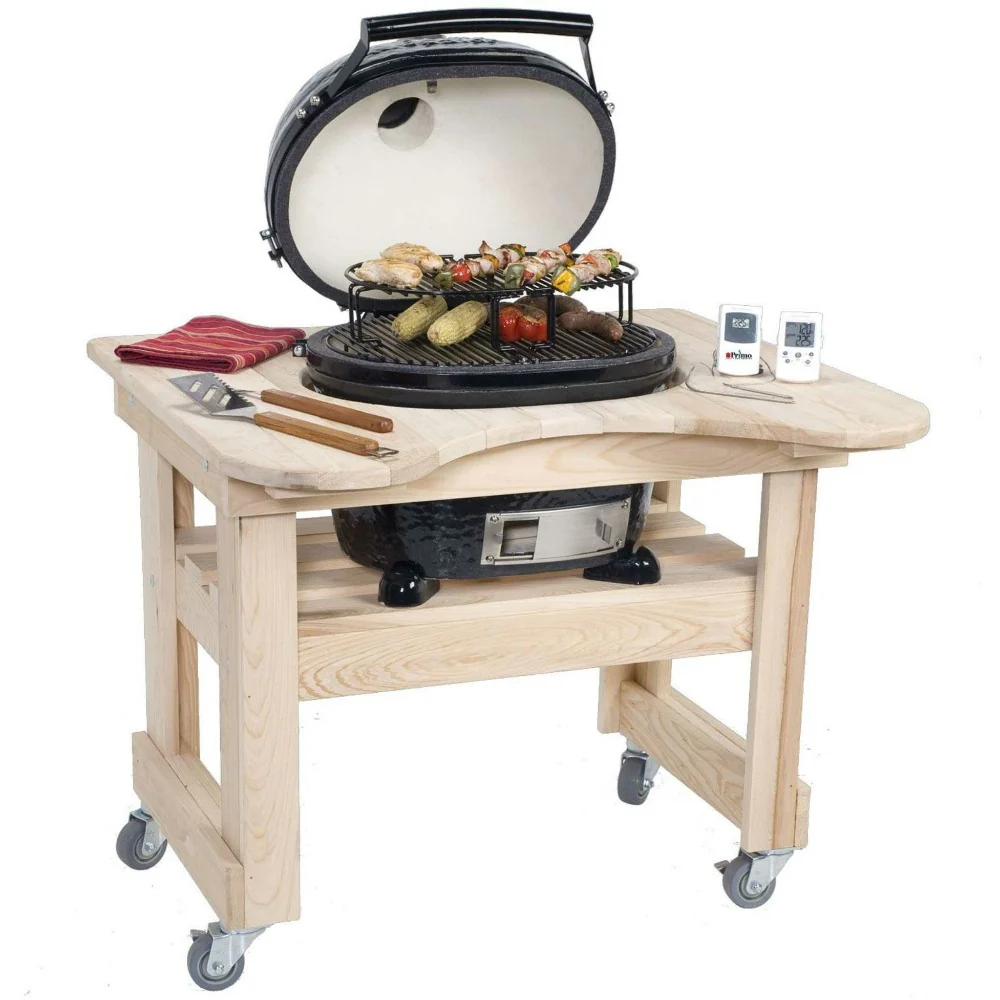 Primo Grill Ceramic Junior Charcoal Grill and Smoker - Image 3