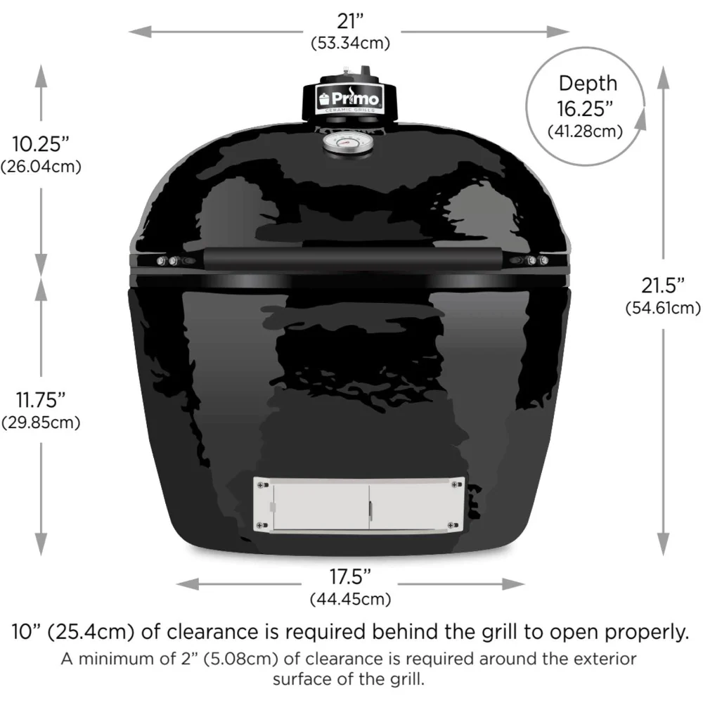 Primo Grill Ceramic Junior Charcoal Grill and Smoker - Image 4