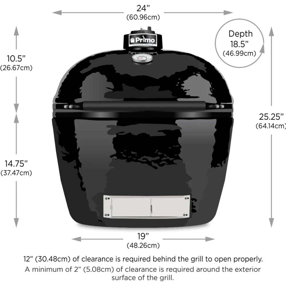 Primo Grill Ceramic Large Charcoal Grill and Smoker - Image 7