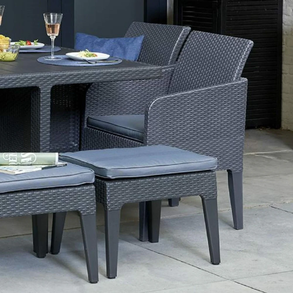 Keter Santiago 8 Seat Garden Furniture Set - Image 3