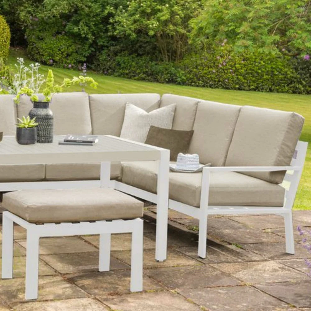 Titchwell Corner with Standard Table White - Image 4