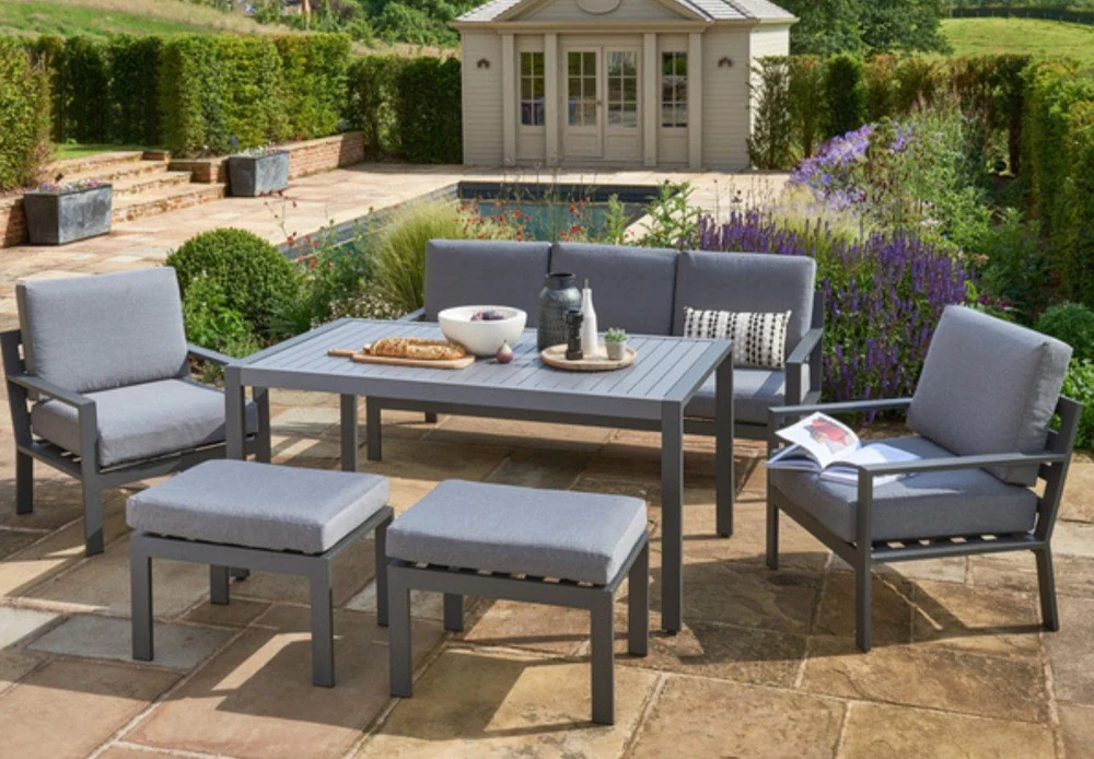 Titchwell Lounge 7 Seat Dining Set Set - Image 3