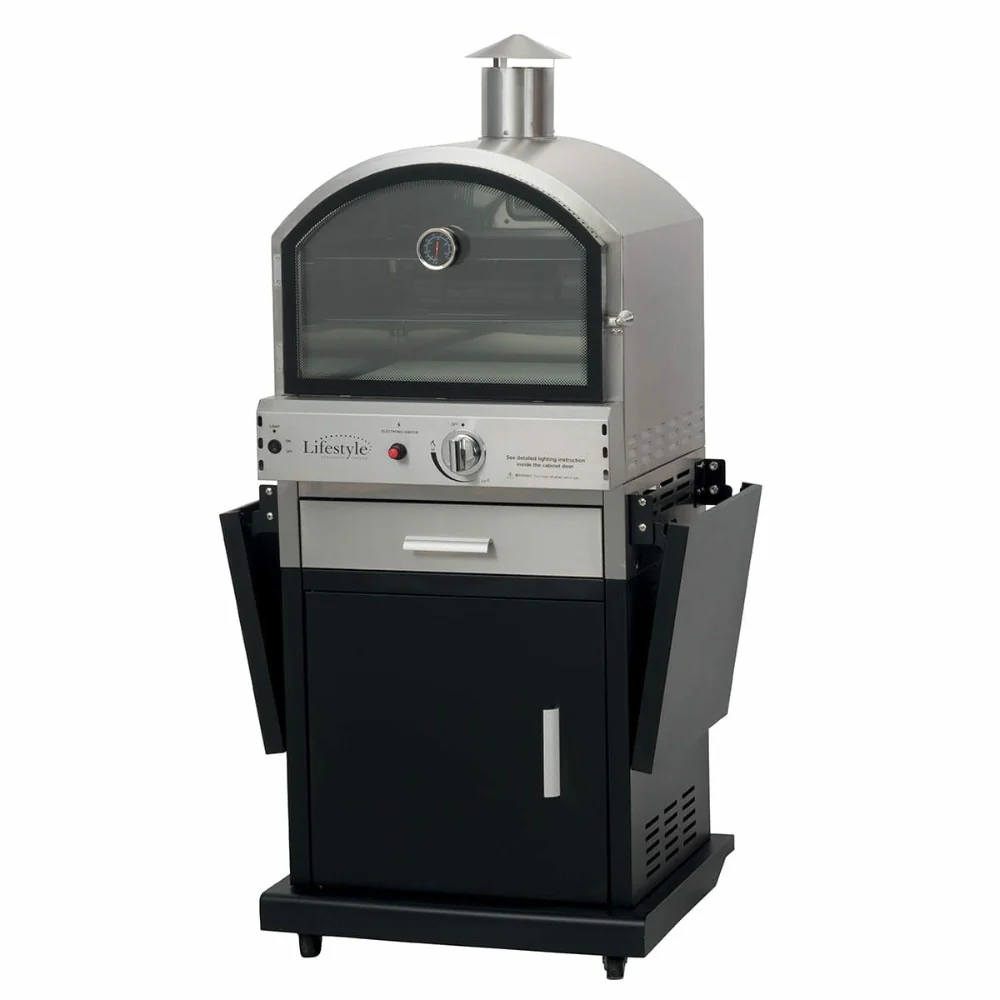 Lifestyle Verona Deluxe Pizza Oven Gas Stainless Steel - Image 3