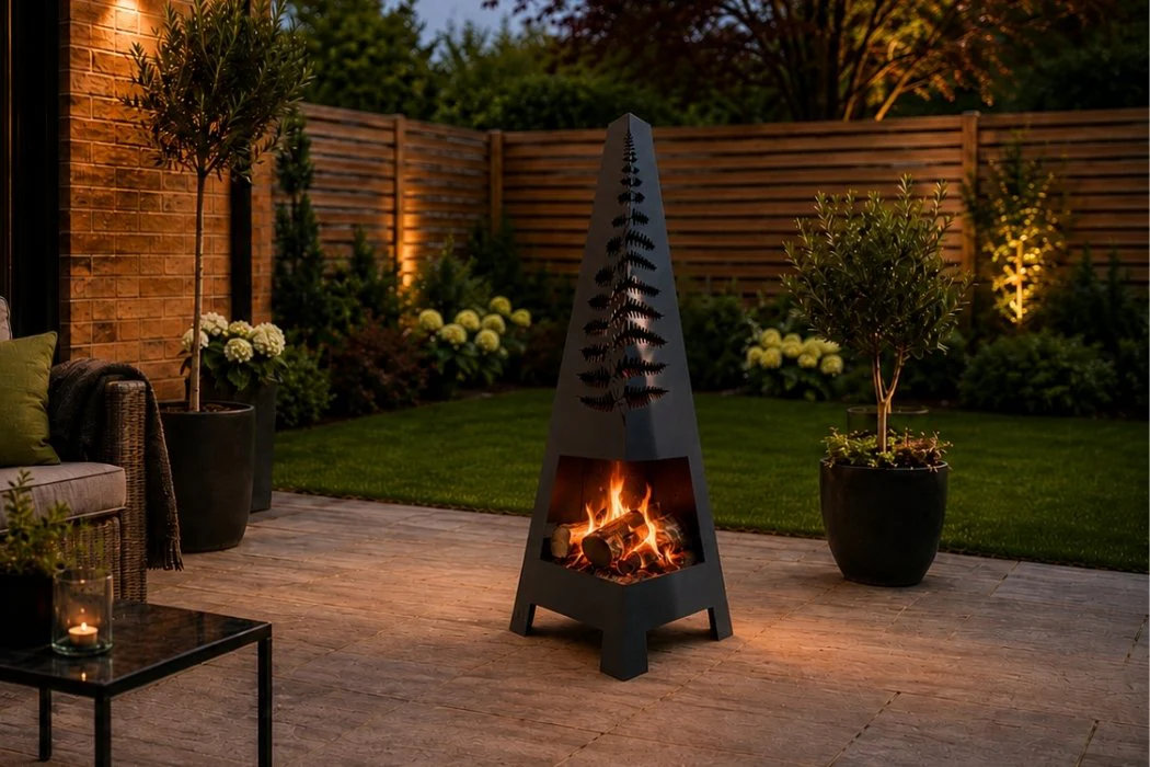 Weather It Fern Wood-Burning Chimenea - Image 3