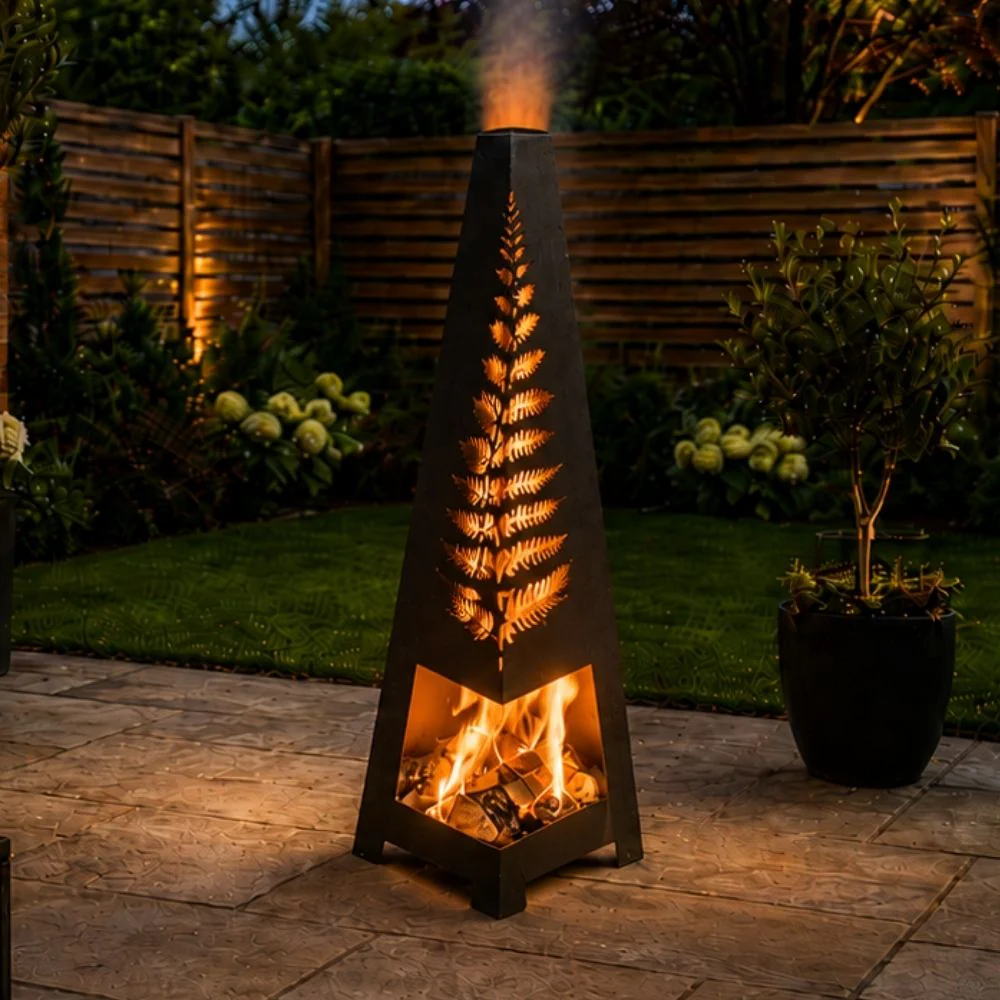 Weather It Fern Wood-Burning Chimenea - Image 5