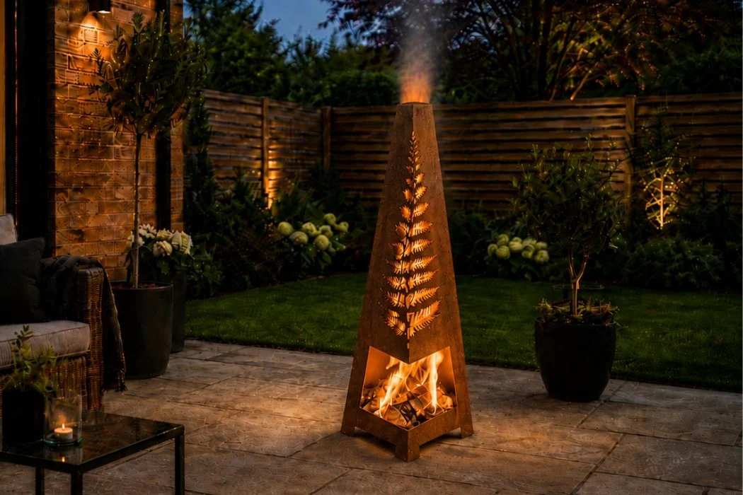 Weather It Fern Wood-Burning Chimenea - Image 6