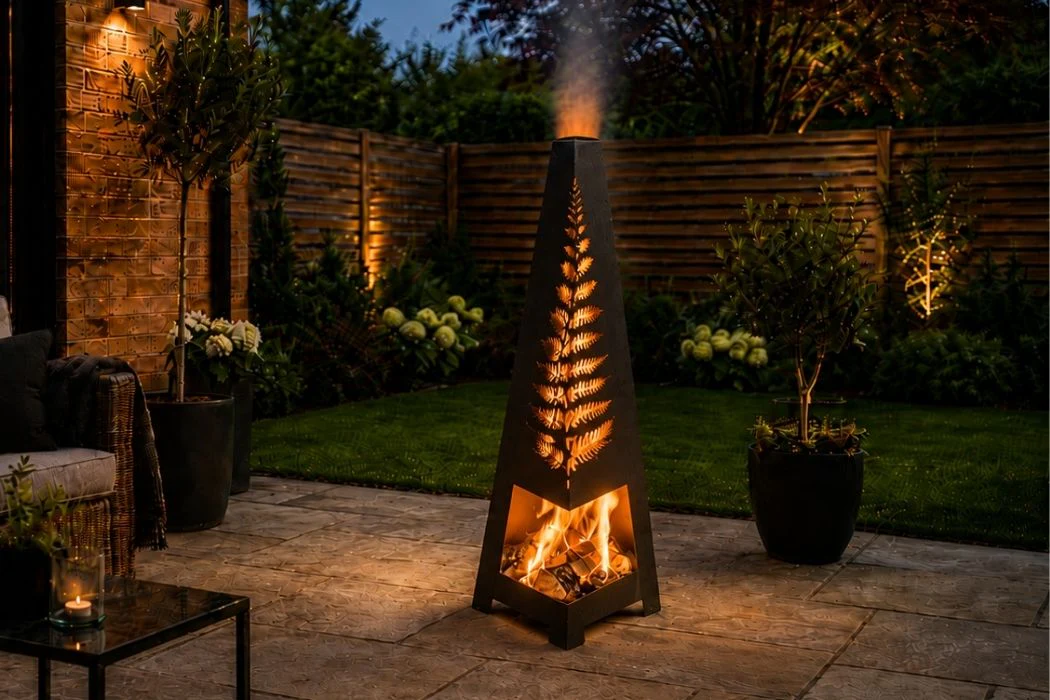 Weather It Fern Wood-Burning Chimenea - Image 7