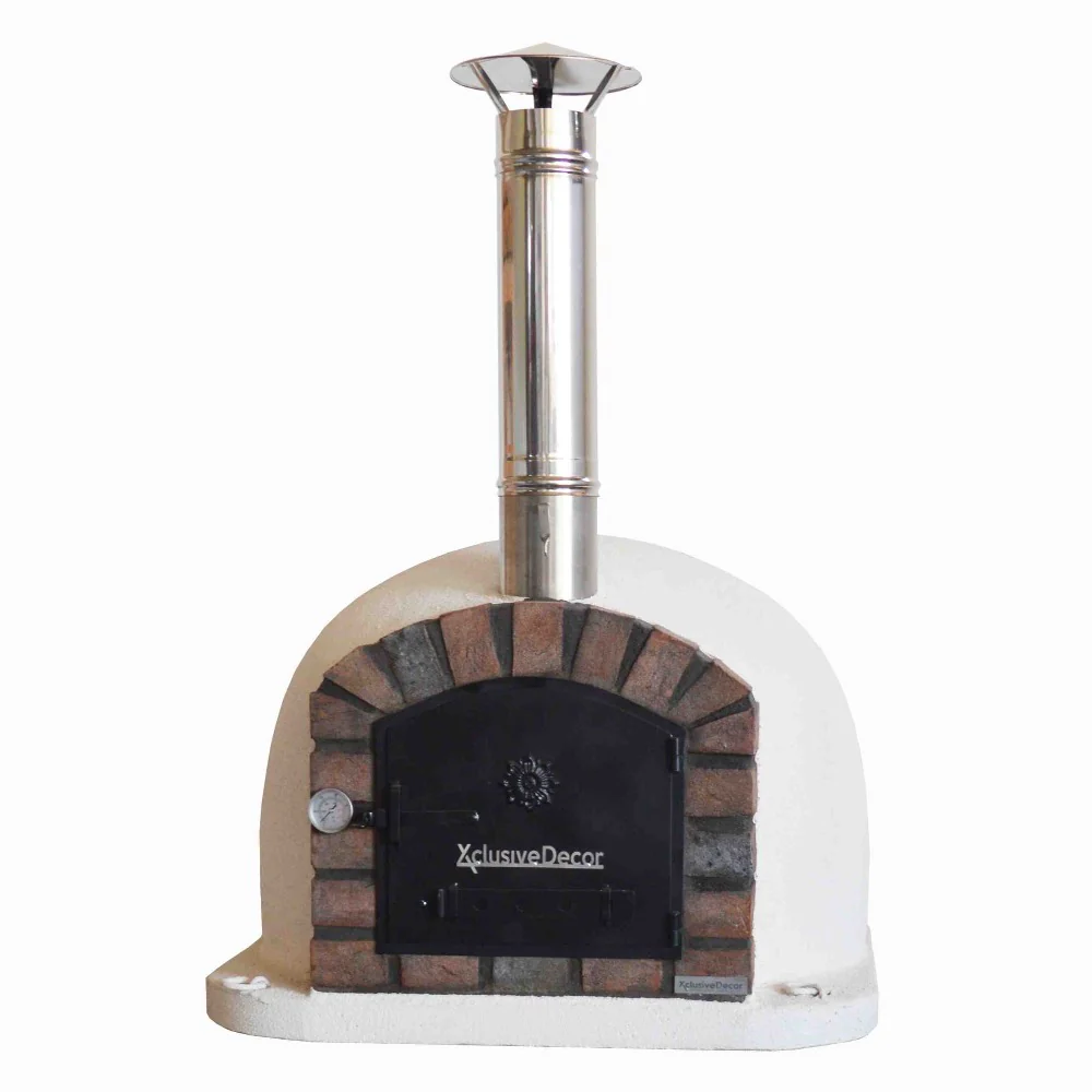 XclusiveDecor Premier Wood Fired Pizza Oven with Stand and Side Table - Image 8